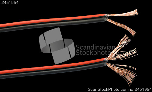 Image of Exposed cables and wires