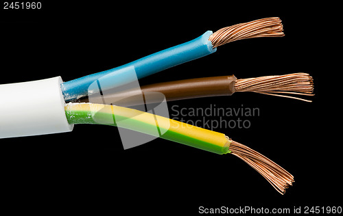 Image of Exposed cables and wires