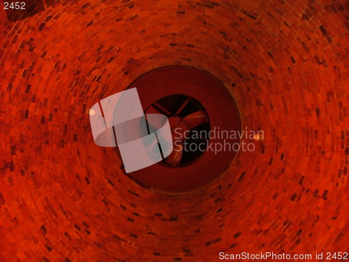 Image of red ceiling