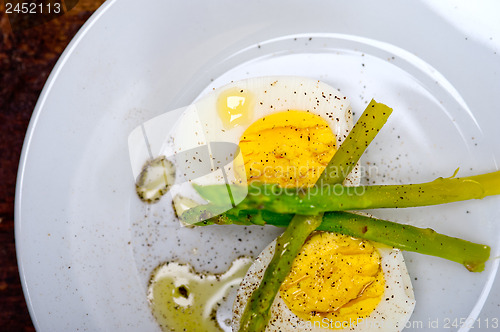 Image of asparagus and eggs