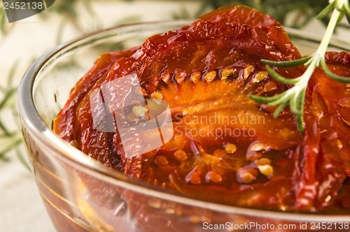 Image of Sun dried tomatoes with olive oil