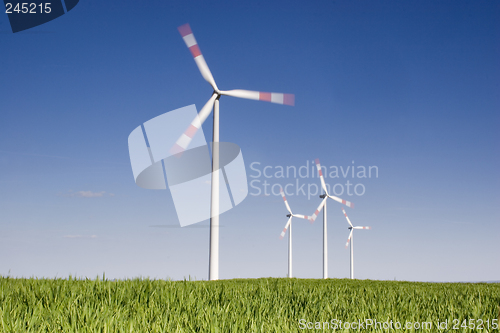 Image of Rotating wind-turbines