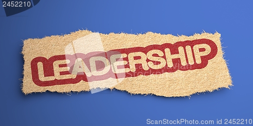 Image of Leadership. Business Concept.