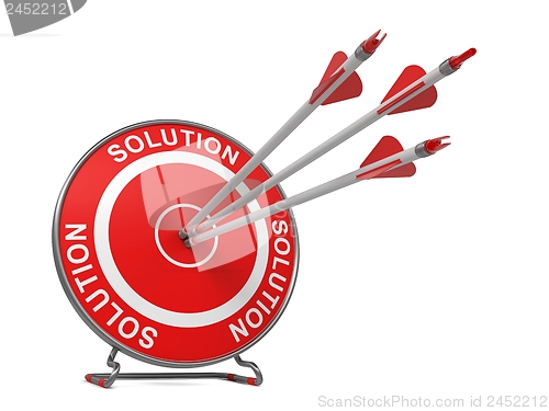 Image of Solution. Business Background.