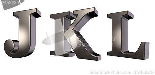 Image of metal letters