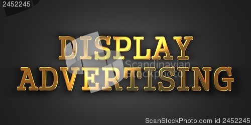 Image of Display Advertising. Marketing Concept.
