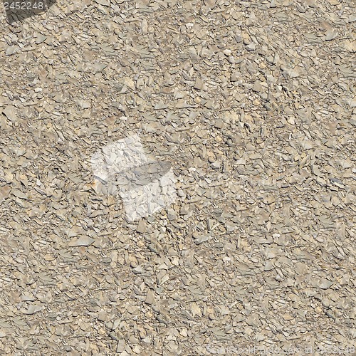 Image of Seamless Tileable Texture of Macadam Surface.