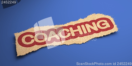 Image of Coaching. Business Concept.