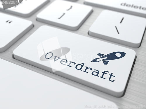 Image of Keyboard with Overdraft Button.