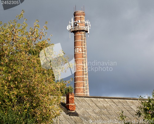 Image of chimney against the sky
