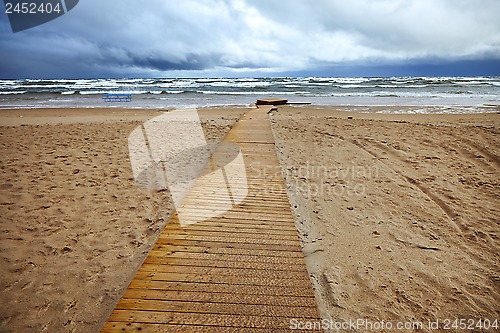 Image of Stormy sea