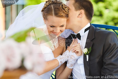 Image of bride and groom