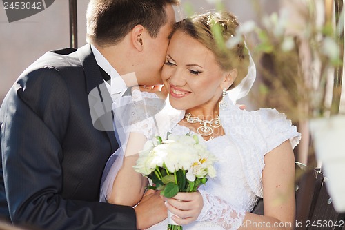 Image of bride and groom