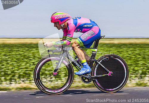 Image of The Cyclist Elia Favilli