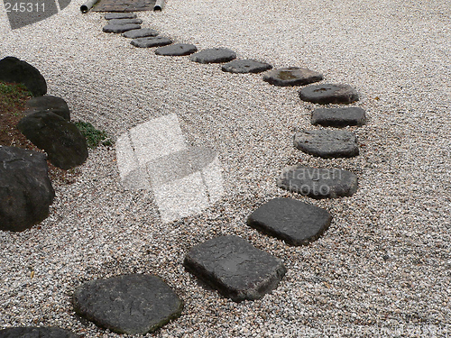 Image of japanese stone garden