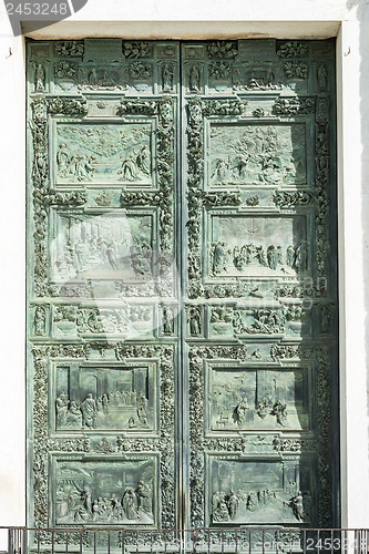 Image of Entrance door cathedral Pisa