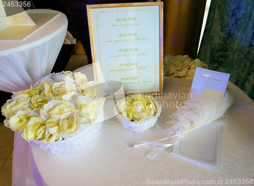 Image of Decorated table