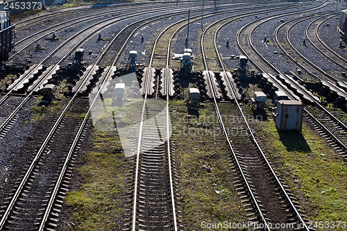 Image of railway metal lines