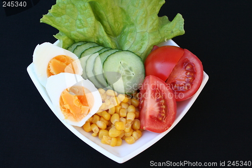 Image of Vegetables and egg