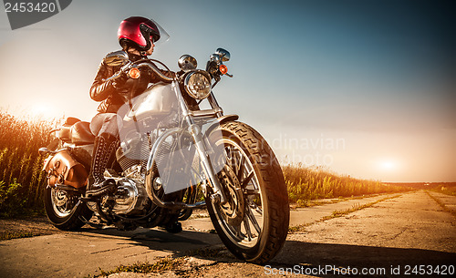 Image of Biker girl