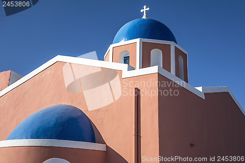 Image of Church in Oia - Santorini island Greece 