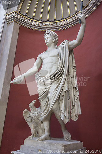 Image of Ancient statue of Julius Caesar,Vatican Museums