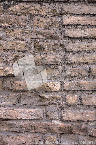 Image of Texture of red bricks wall 