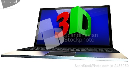 Image of 3d screen concept