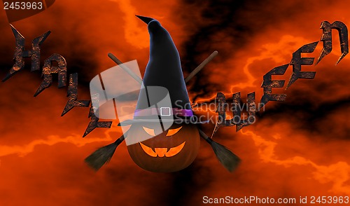 Image of halloween composition