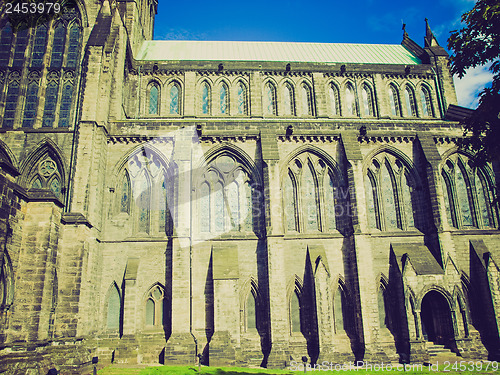 Image of Retro looking Glasgow cathedral