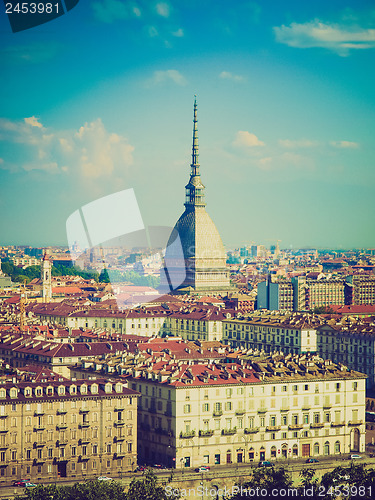 Image of Retro look Mole Antonelliana, Turin