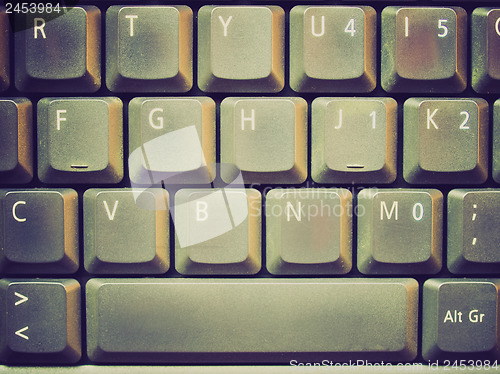Image of Retro look Computer keyboard