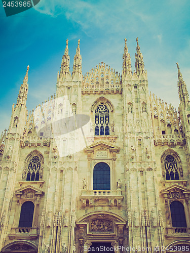 Image of Retro look Duomo, Milan