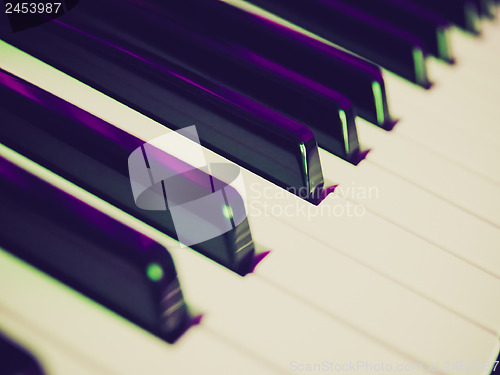 Image of Retro look Music keyboard