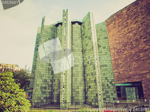 Image of Retro look Coventry Cathedral