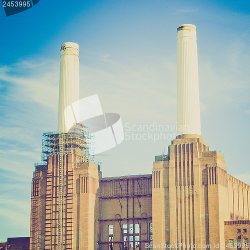 Image of Vintage look Battersea Powerstation London