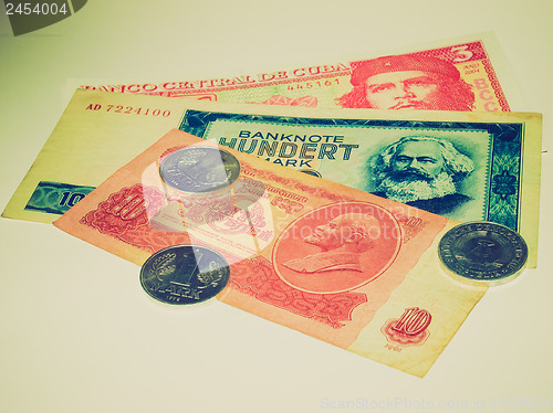 Image of Retro look Money picture