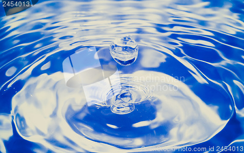 Image of Retro look Water drop