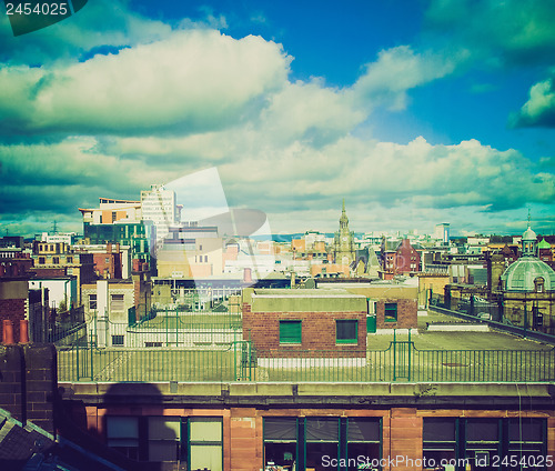 Image of Retro looking Glasgow picture