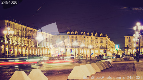 Image of Retro look Piazza Vittorio, Turin