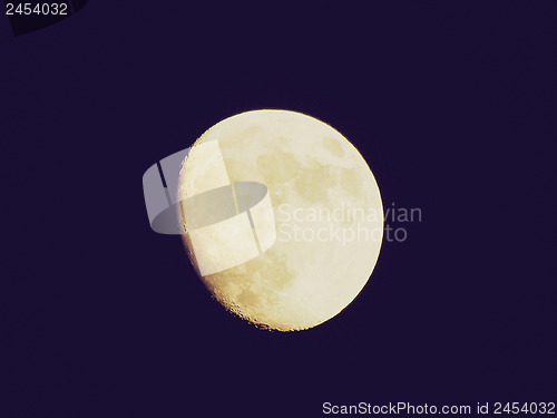 Image of Retro look Full moon