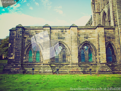 Image of Retro looking Glasgow cathedral