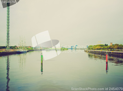 Image of Retro looking River Clyde