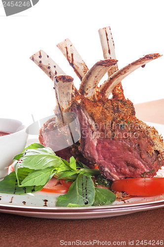 Image of roasted lamb rib