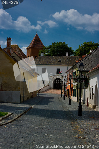 Image of The ancient Hungarian city Közseg.