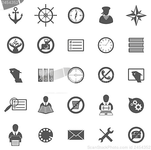 Image of Business Gray Icon Set