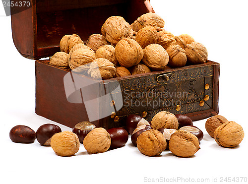 Image of Chest With Walnuts 