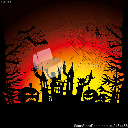 Image of Vector Halloween Background