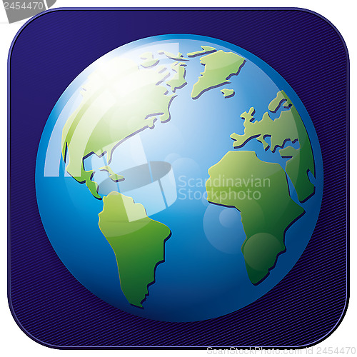 Image of Icon Earth Globe