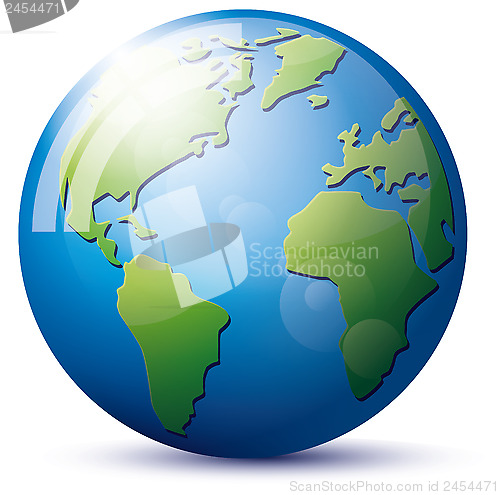 Image of Icon Earth Globe